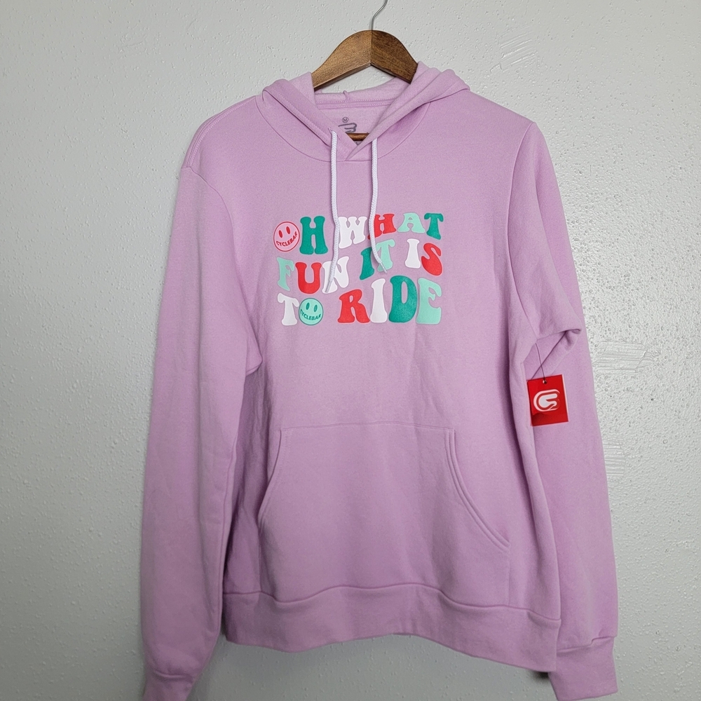 NWT Cyclebar Pink Fun Ride Hoodie
